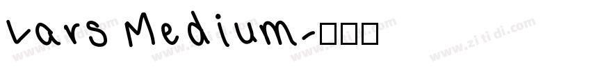 Lars Medium字体转换